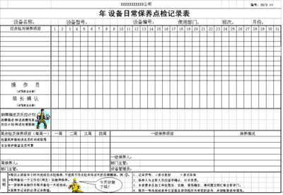 設備保養維護管理軟件記錄